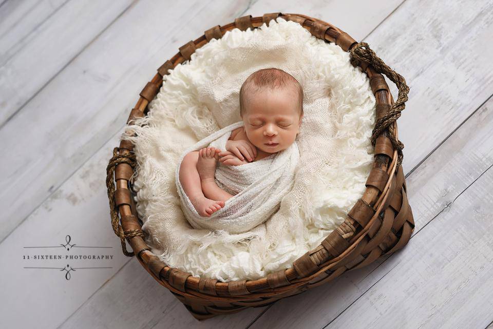 White Stretch Knit Baby Wrap - Beautiful Photo Props