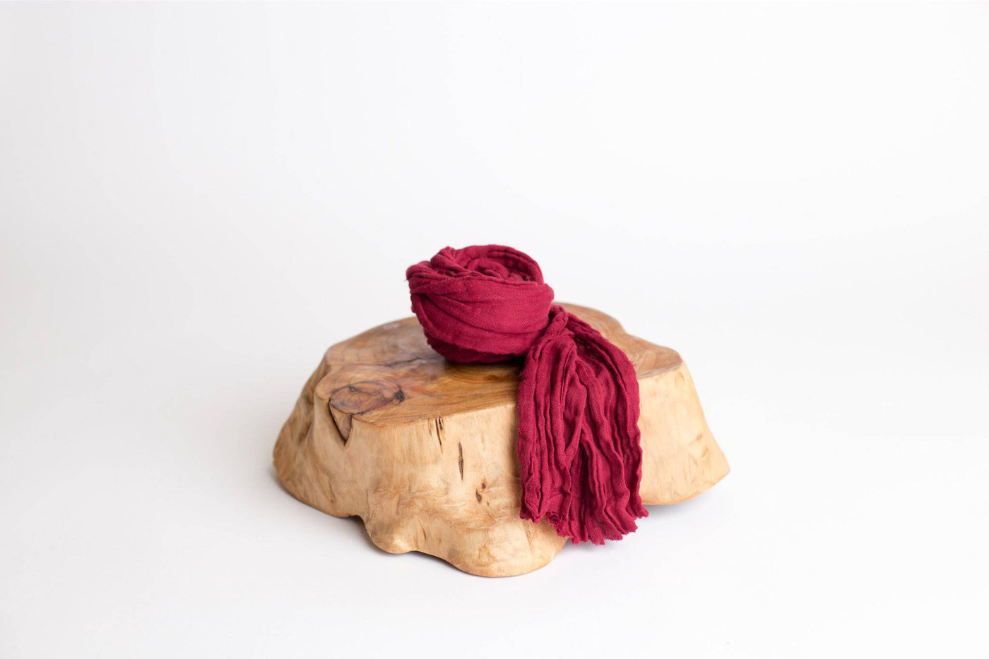 Burgundy Red Cheesecloth Baby Wrap Cheese Cloth - Beautiful Photo Props