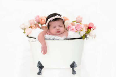 White Newborn Fluff Cloud Basket Filler Nest Stuffer - Beautiful Photo Props