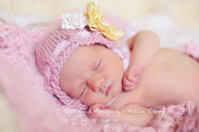 Pink Puff Baby Blanket - Beautiful Photo Props