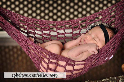 Purple Newborn Hanging Hammock Pod - Beautiful Photo Props