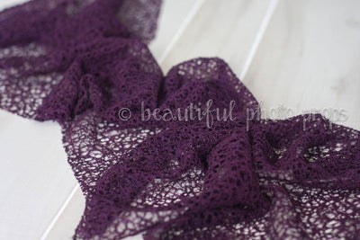 Fabric Lace Wrap in Purple - Beautiful Photo Props