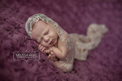Stretch Lace Wrap in Truffle - Beautiful Photo Props