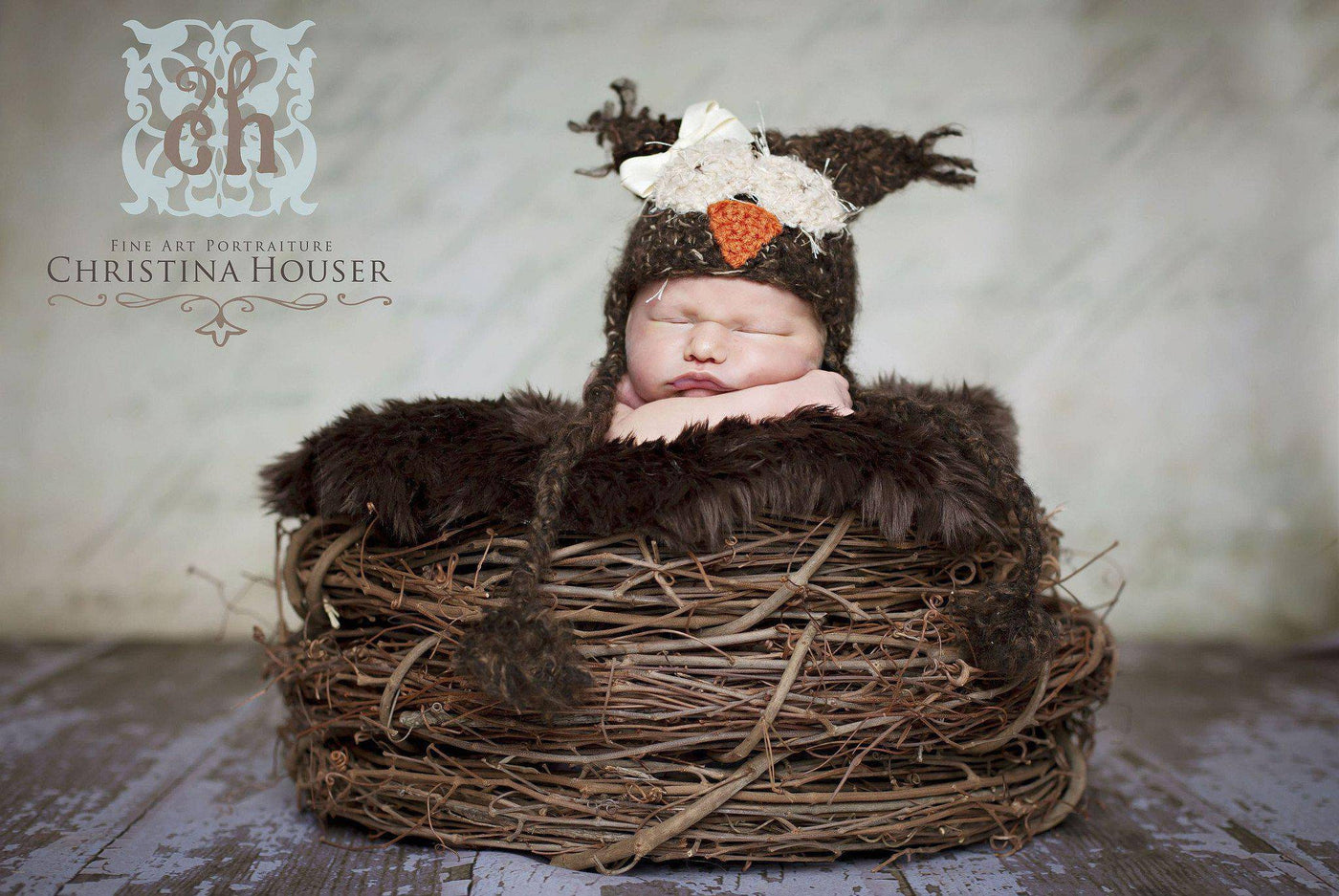 SET Bear Hat, Brown Faux Fur, Cream Blanket, Brown Cheesecloth Wrap - Beautiful Photo Props