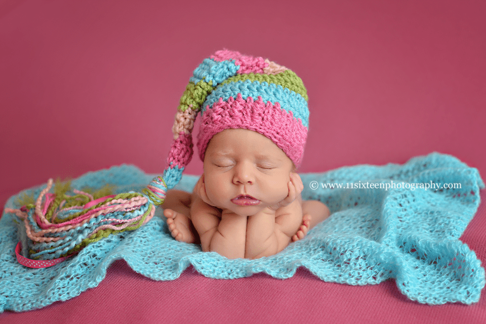 Aqua Blue Mohair Knit Baby Wrap - Beautiful Photo Props