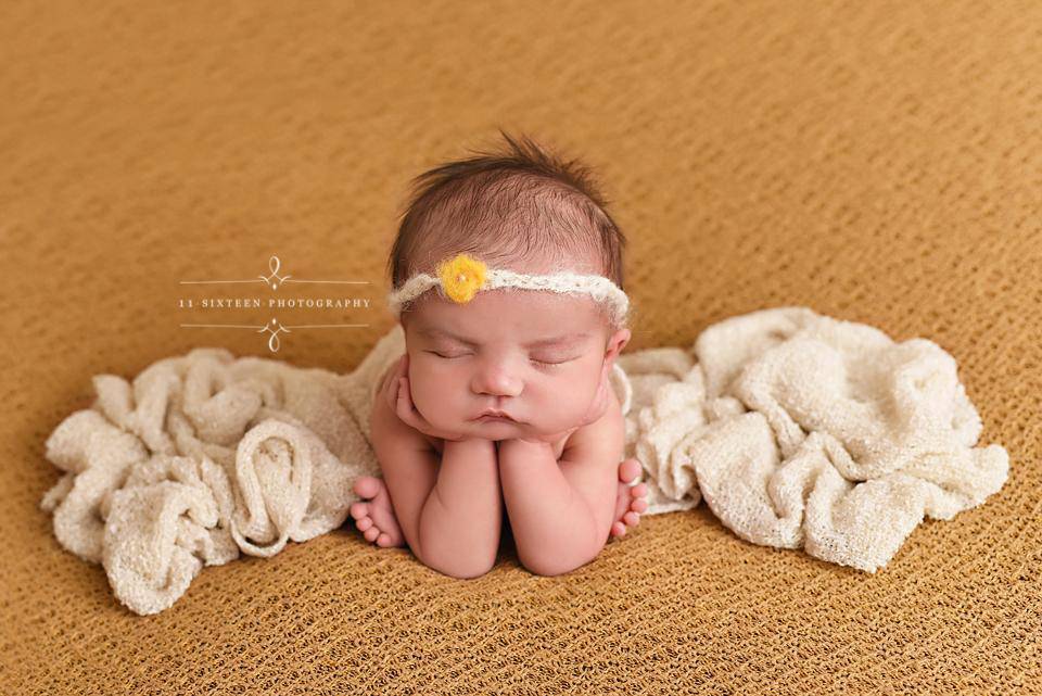 Cream Stretch Knit Layer Baby Wrap - Beautiful Photo Props