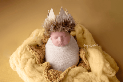 Goldenrod Yellow Chunky Baby Blanket - Beautiful Photo Props