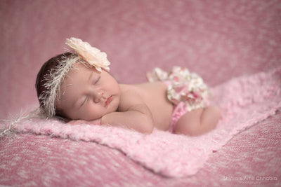 Pink Puff Baby Blanket - Beautiful Photo Props