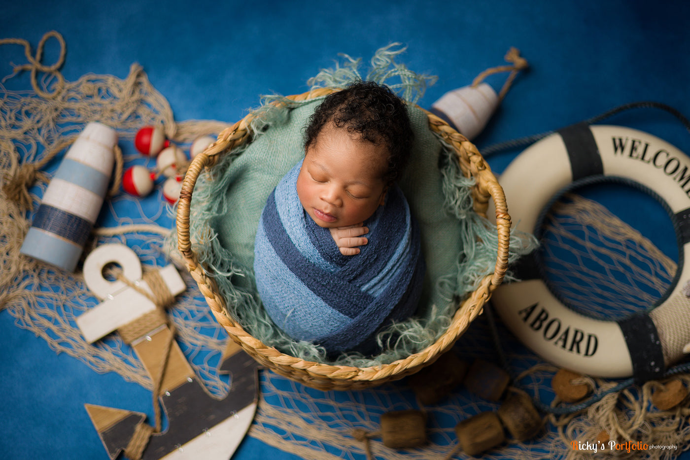 Stretch Knit Wrap in Light Blue - Beautiful Photo Props