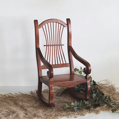 Wooden Posing Rocking Chair Newborn Photography - Beautiful Photo Props