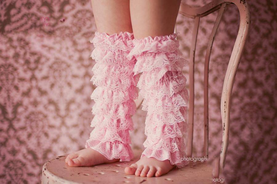 Lace Ruffle Legwarmers - Beautiful Photo Props