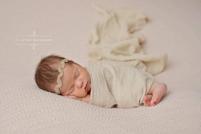 Bone White Cheesecloth Newborn Baby Wrap Cheese Cloth - Beautiful Photo Props