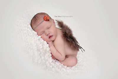 Brown Feather Angel Wings Newborn Baby Photo Prop - Beautiful Photo Props