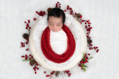 White Newborn Fluff Cloud Basket Filler Nest Stuffer - Beautiful Photo Props