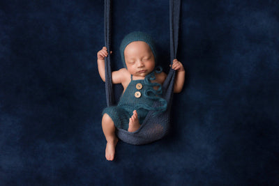 Stretch Knit Wraps Blue Tones - Beautiful Photo Props