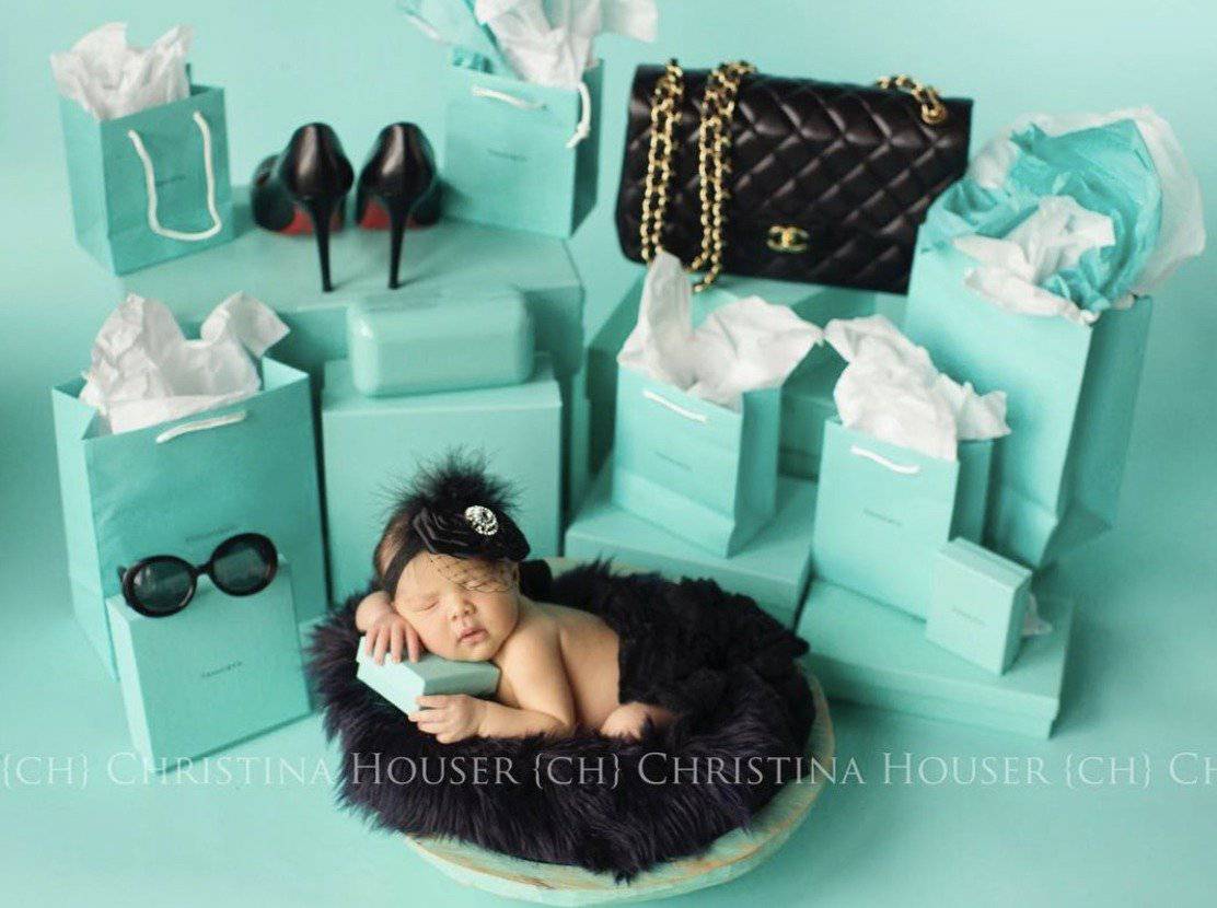 Black Faux Fur Photography Prop Rug Newborn Baby Toddler - Beautiful Photo Props