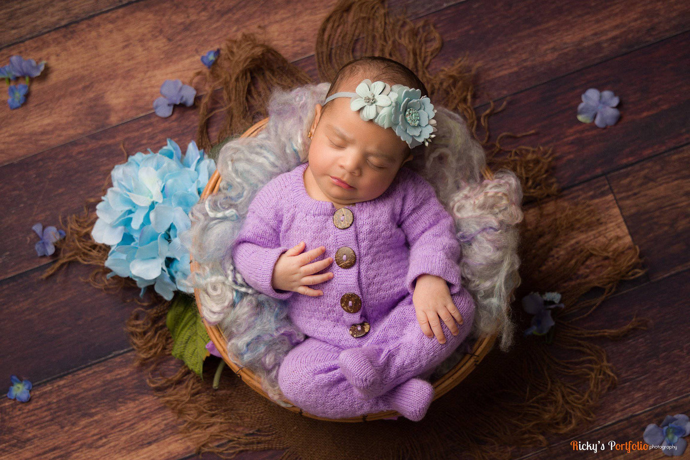 Tudor Newborn Fluff Cloud Basket Filler Nest Stuffer - Beautiful Photo Props