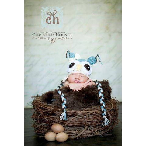 Wood Branch Owl Bird Nest Newborn Baby Photography Prop - Beautiful Photo Props