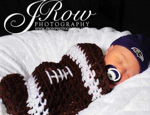 Baby Football Cocoon Prop - Beautiful Photo Props