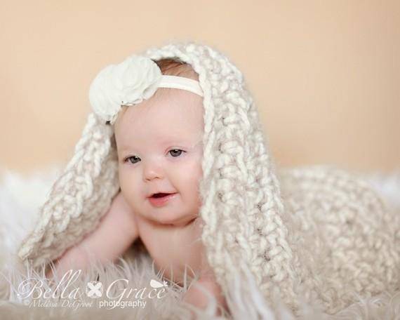 Newborn Cream Puff Baby Blanket - Beautiful Photo Props