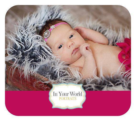 Frosted Gray Mongolian Faux Fur Rug Newborn Baby Toddler - Beautiful Photo Props
