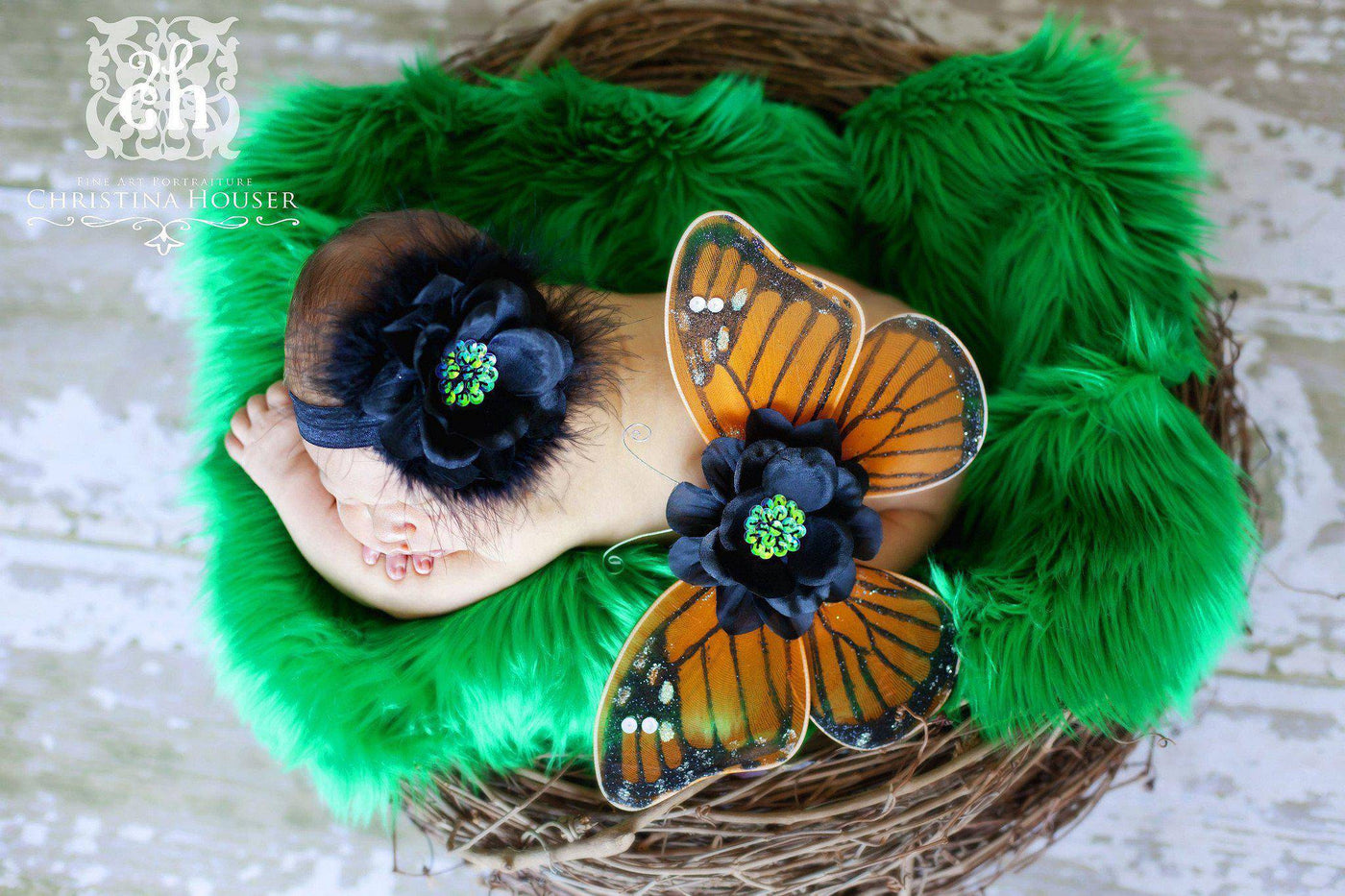 Kelly Green Faux Fur Photography Prop Rug Newborn Baby Toddler - Beautiful Photo Props