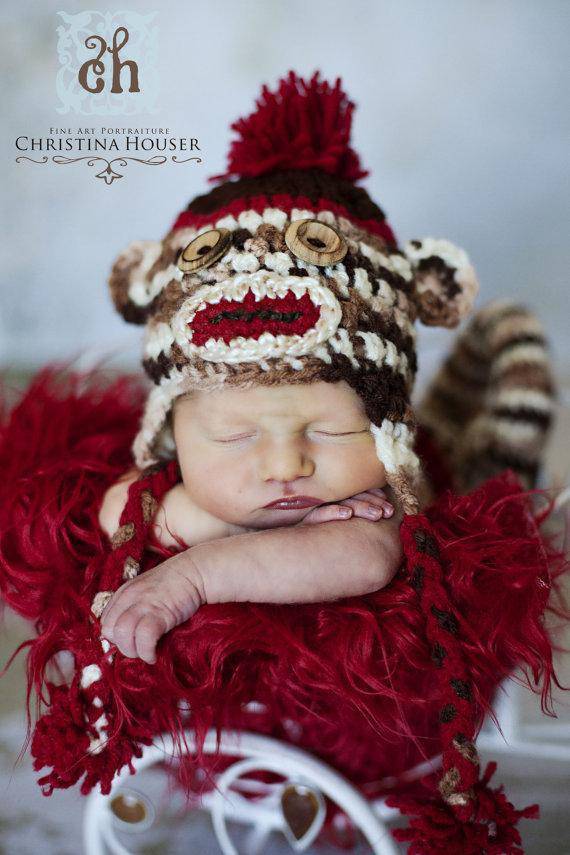 Red Mongolian Faux Fur Photography Prop Rug Newborn Baby - Beautiful Photo Props