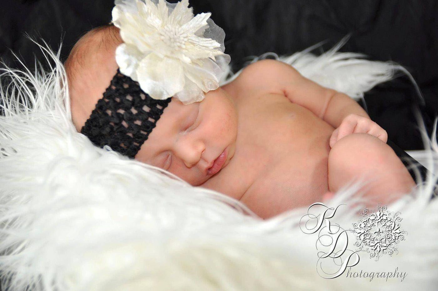 White Mongolian Fur Rug Photography Prop Newborn Baby - Beautiful Photo Props