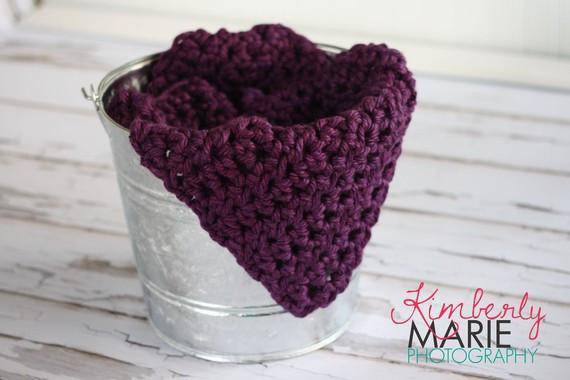 Grape Purple Baby Blanket - Beautiful Photo Props