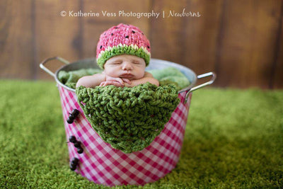 Grass Green Baby Blanket - Beautiful Photo Props
