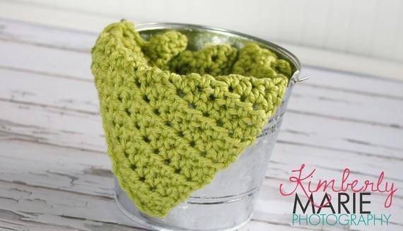 Lime Green Baby Blanket - Beautiful Photo Props
