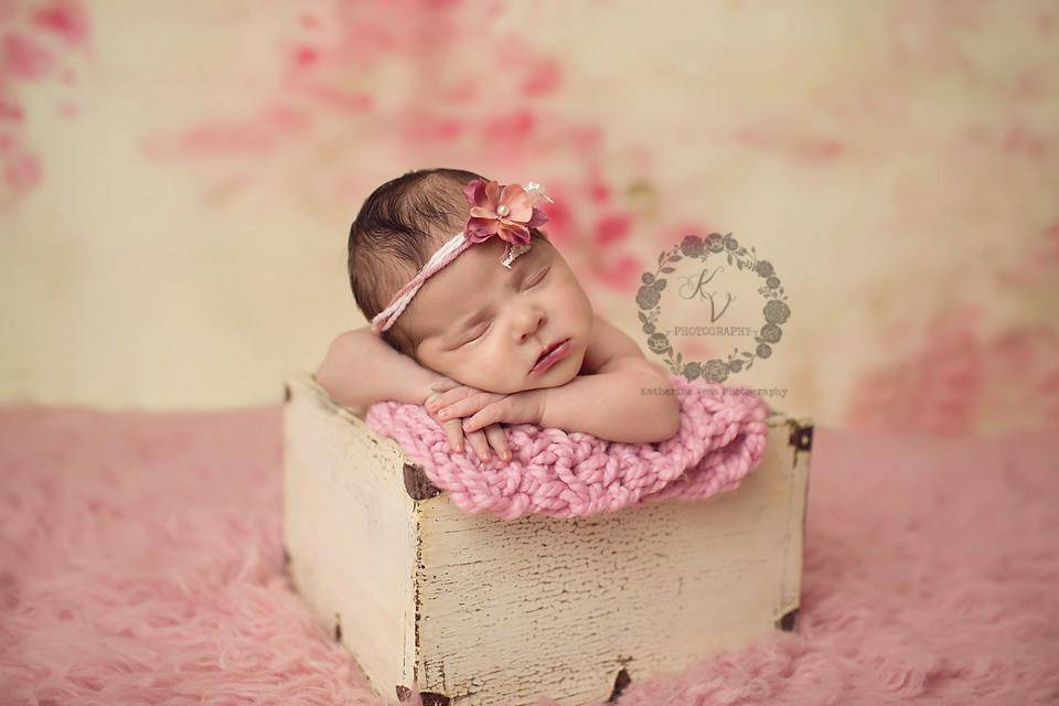 Blossom Pink Baby Blanket - Beautiful Photo Props