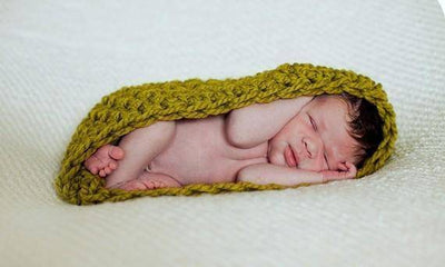 Chunky Baby Bowl Newborn Egg Lemongrass Green - Beautiful Photo Props