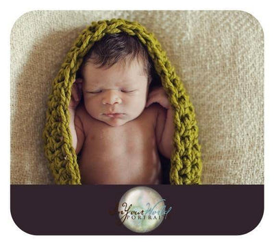 Chunky Baby Bowl Newborn Egg Lemongrass Green - Beautiful Photo Props