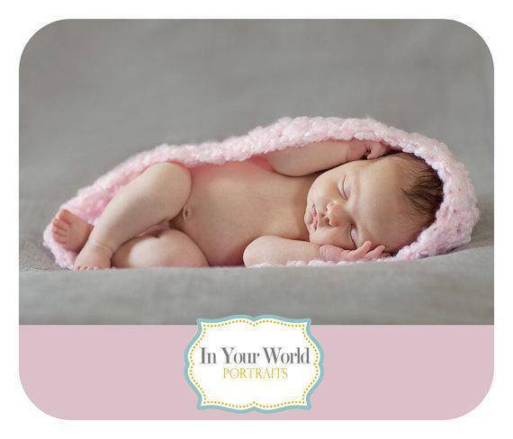 Heavenly Pink Baby Bowl Newborn Egg Pod - Beautiful Photo Props