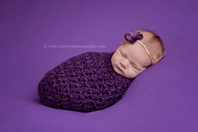 Purple Grape Baby Bowl Newborn Egg - Beautiful Photo Props
