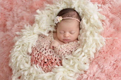 Newborn Parfait Pink Cocoon - Beautiful Photo Props