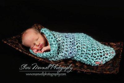 Robin Egg Blue Newborn Cocoon - Beautiful Photo Props