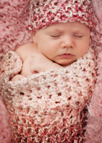 Newborn Blush And Bashful Cocoon - Beautiful Photo Props