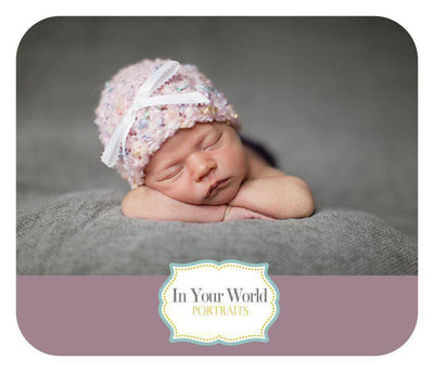 Newborn Baby Hat Soft Pink Confetti - Beautiful Photo Props