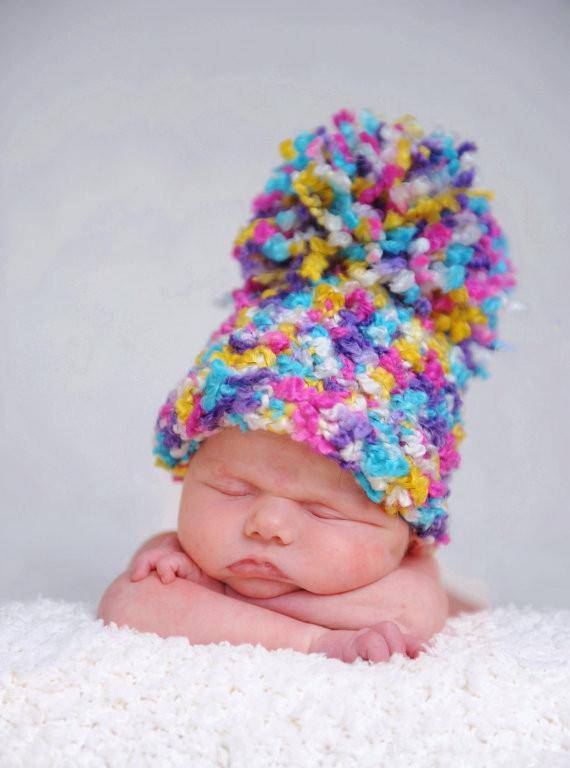 Newborn Sprinkles Pom Hat - Beautiful Photo Props