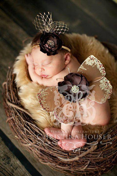 Beige Fur Photography Prop Rug Newborn Baby - Beautiful Photo Props