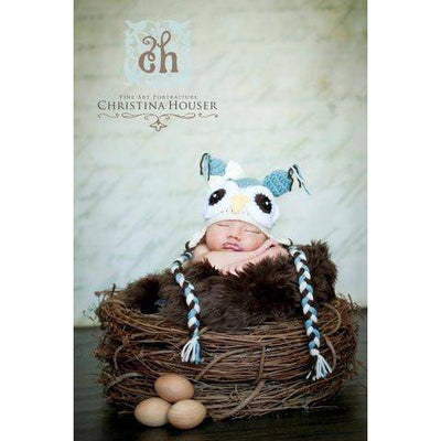 Wood Branch Newborn Owl Bird Nest Newborn Photography Photo Prop - Beautiful Photo Props