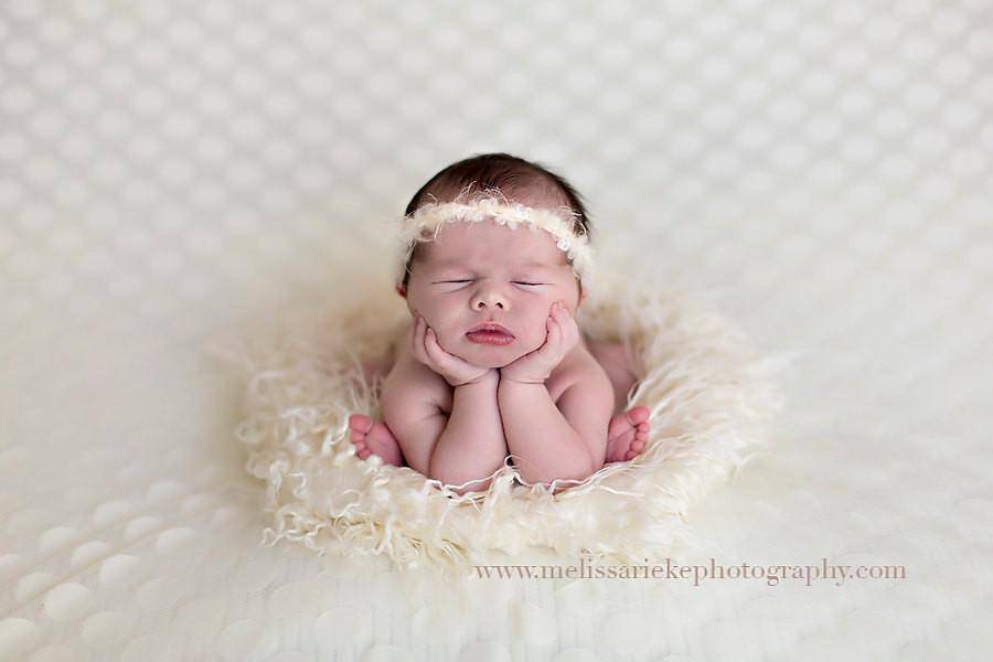 Angora Cream Simple Halo Headband - Beautiful Photo Props