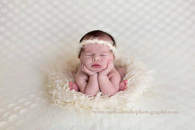 Angora Cream Simple Halo Headband - Beautiful Photo Props