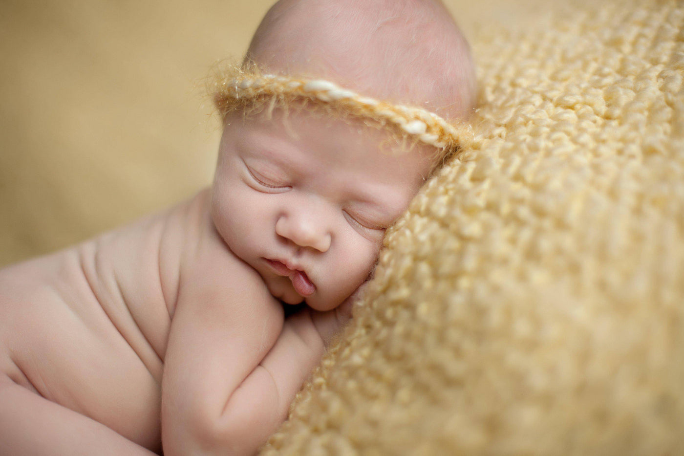 Gold and Cream Simple Halo Headband - Beautiful Photo Props