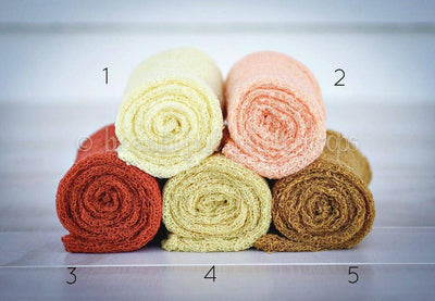 Stretch Knit Wraps Sunshine Tones - Beautiful Photo Props