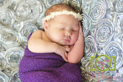 Stretch Knit Wraps Purple Tones - Beautiful Photo Props