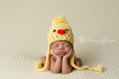 Baby Chick Peep Hat Yellow - Beautiful Photo Props