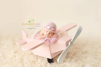 Pink Puff Mini Baby Blanket - Beautiful Photo Props